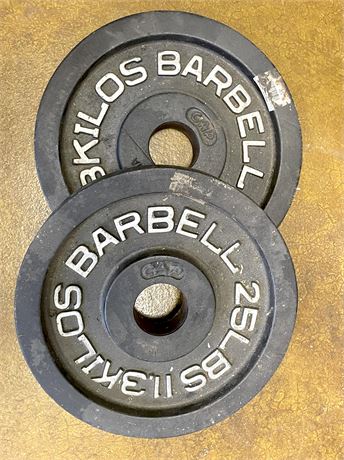 25 lb Barbells