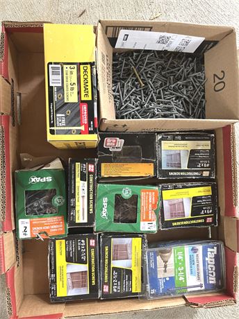 Large Screw and Fastener Lot