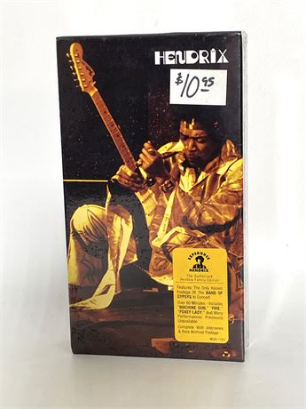 Jimi Hendrix SEALED VHS