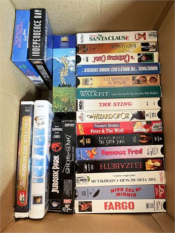 Assorted VHS Tapes