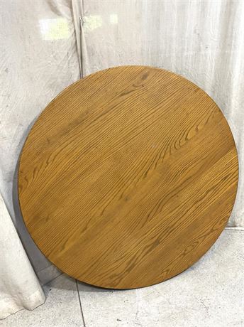 50" Round Oak Table Top