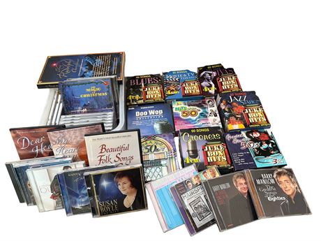 Large CD Music Collection