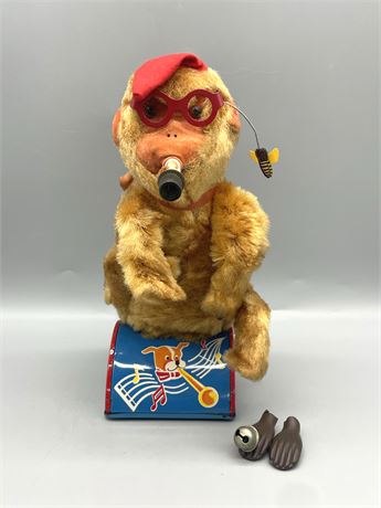 Vintage Circus Monkey Toy