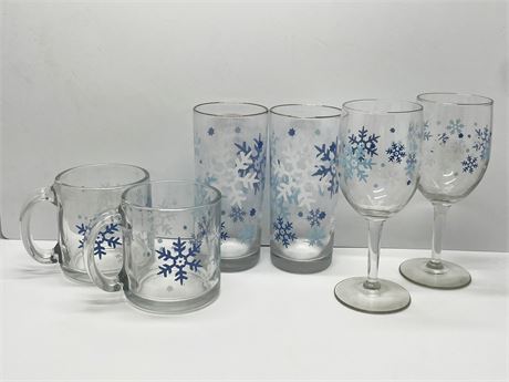 Snowflake Glasses