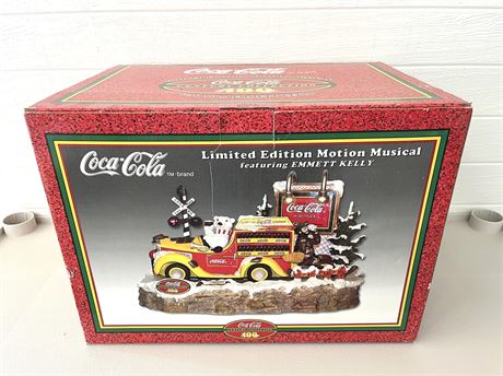 Coca Cola Limited Edition Motion Musical Display Emmett Kelly