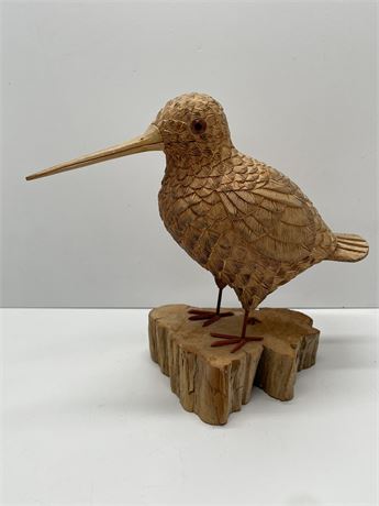 Carved Woodpecker