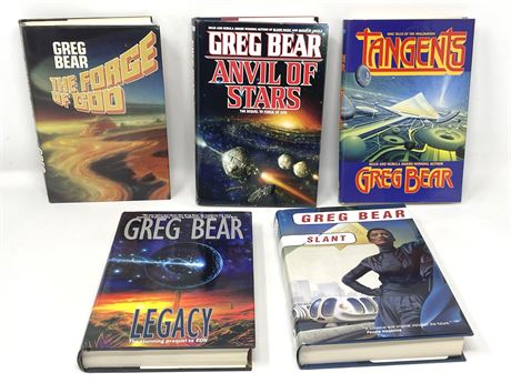 Greg Bear Books Lot 1