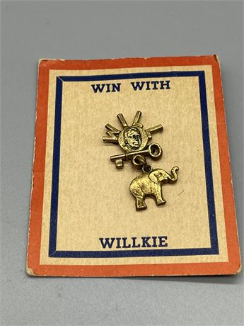 Win With Willkie Pin