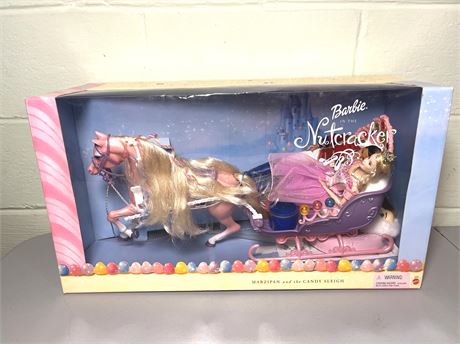 NIB Vintage Barbie in the Nutcracker Marzipan and the Candy Sliegh