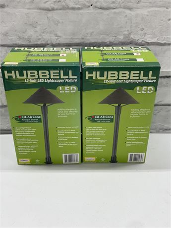 Two (2) Hubbell LED Lightscaper Fixtures