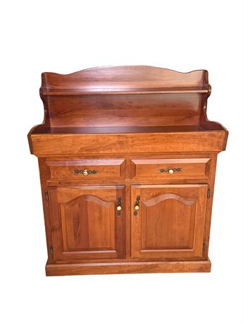 Solid Maple Wood Dry Sink Cabinet