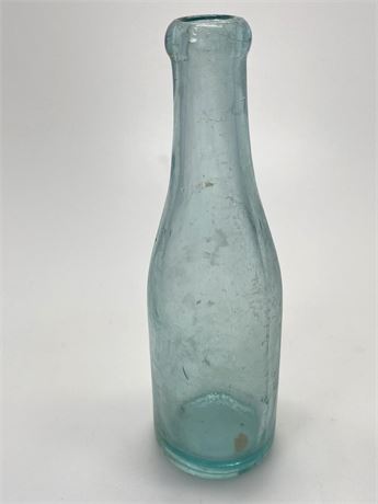 Antique Blob Top Aqua Beer Bottle