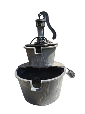 Outdoor Water Fountain with Pump