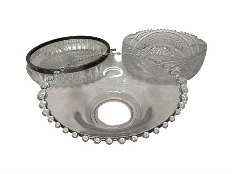 Glass and Crystal Serving Bowls