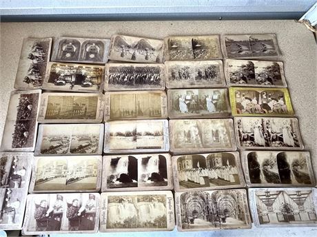 Stereoview Stereoscope Perfoscope Cards Lot 1