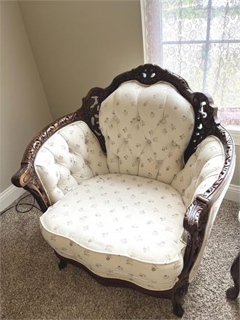 French Provincial Style Upholstered Chair