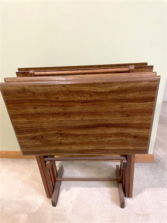 Wood TV Tray Tables