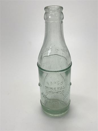 Fargo Mineral Springs Ashtabula Bottle