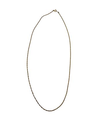 10kt Yellow Gold 16" Necklace