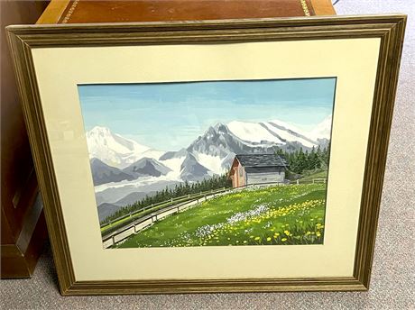 Original Framed Landscape Painting
