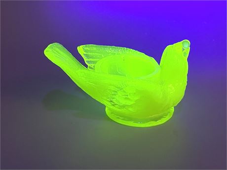 Uranium Glass Dove
