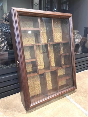 Hanging Curio Cabinet Knick Knack Display Case