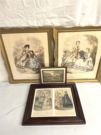 Antique Victorian Lithographs and Artwork