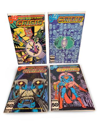 Crisis on Infinite Earths #4, #5, #6, #7 Comic Books