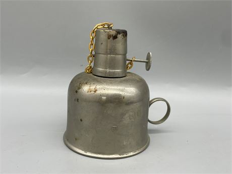 Vintage Metal Kerosene Lamp