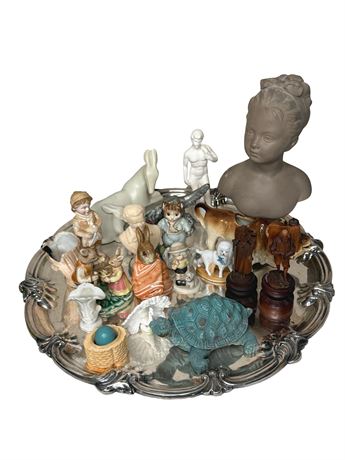 Vintage Decorative Tray Lot 1