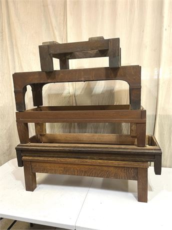 Antique Barrister Bookcase Bases