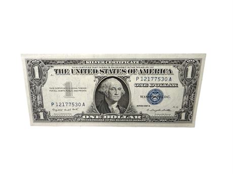1957 Series $1 Blue Seal Silver Certificate