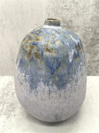 1970s Signed Art Pottery Vase