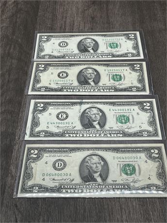 1976 $2 Bills