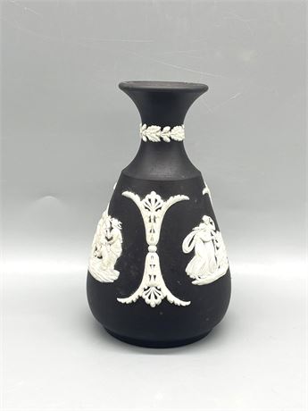 Wedgwood Black Jasperware Vase