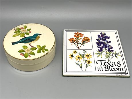Coasters and Trivet