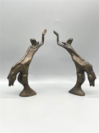 Brass Rodeo Bookends