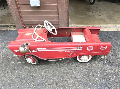 1950s Fire Truck Pedal Car