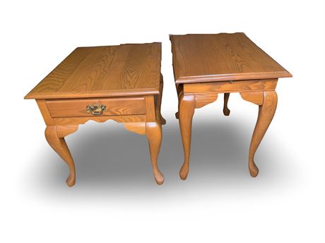 Oak End Tables