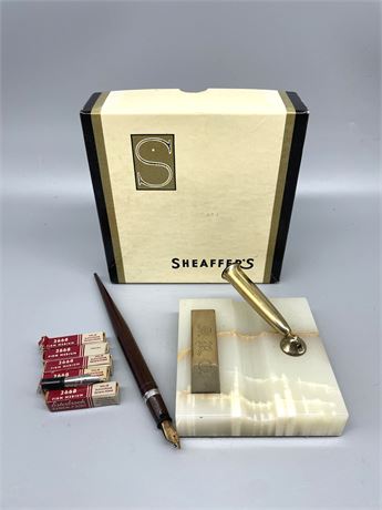 14k Gold Sheaffer's Pen Set