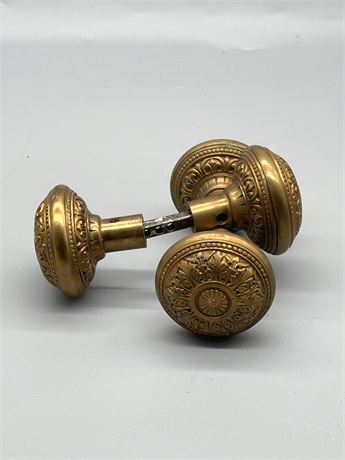Pair of Antique Bronze Knobs