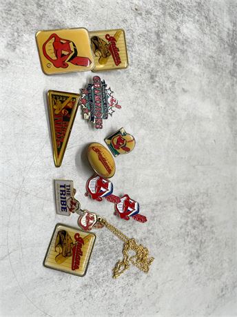 Vintage Cleveland Indians Pins