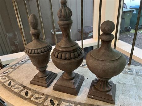 Large/Heavy Finial Urns