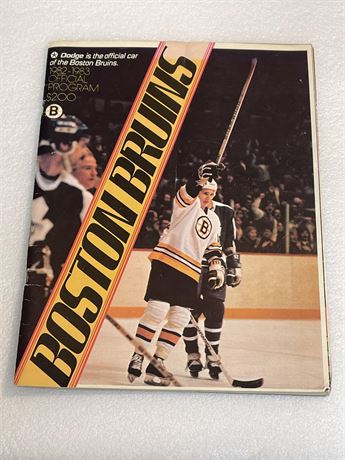 1982 - 1983 Bruins Official Program