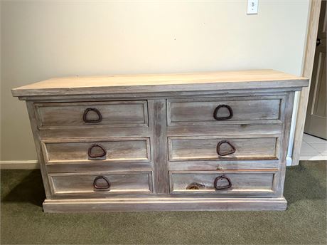 Farm Style Wood Dresser