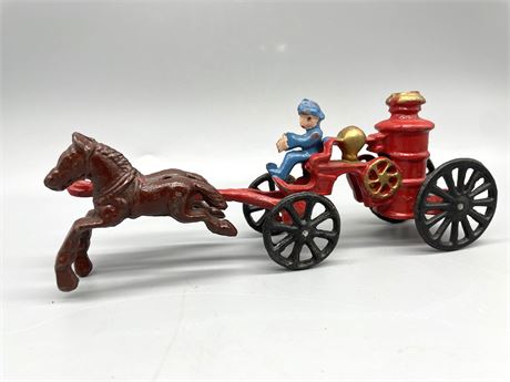 Cast Iron Fire Engine Toy