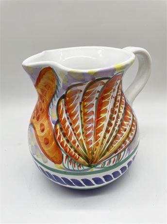 Italian Hand Painted Pitcher