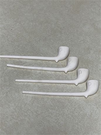 Four (4) Clay Pipes
