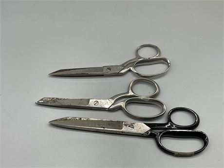 Three (3) Pairs of Scissors