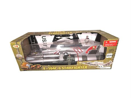21st Century Toys F-104C/G Starfighter Aircraft 1/18 Scale Model